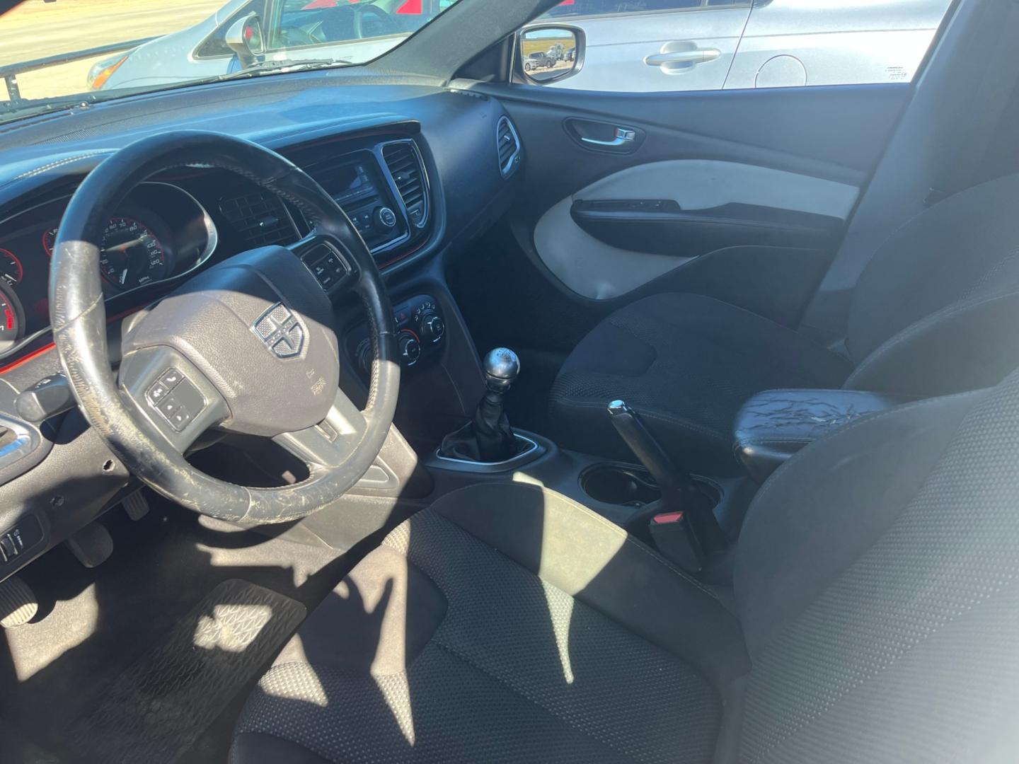 2015 WHITE DODGE DART SXT SXT (1C3CDFBB3FD) with an 2.4L L4 DOHC 16V engine, located at 8101 E. Skelly Dr., Tulsa, OK, 74129, (918) 592-3593, 36.121891, -95.888802 - Photo#10